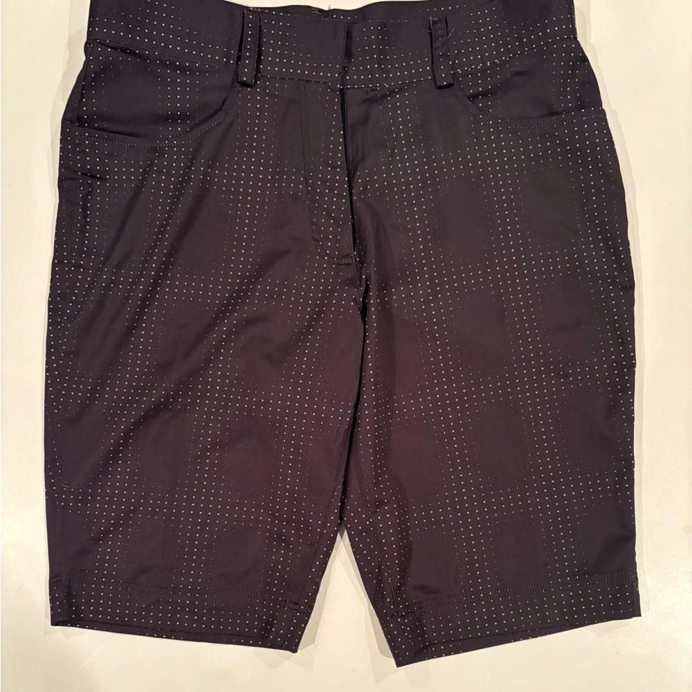 Women's Black Studded Shorts